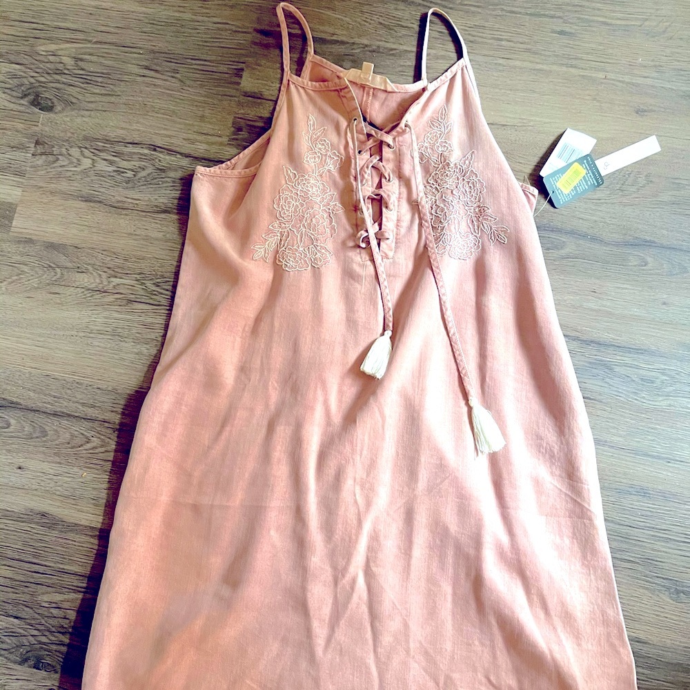 Light Pink Casual Mini Dress